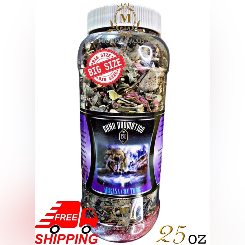 ARRASA CON TODO~ Aromatic Herb Bath Destroy Evil, Witchcraft, Bad luck, Hardship